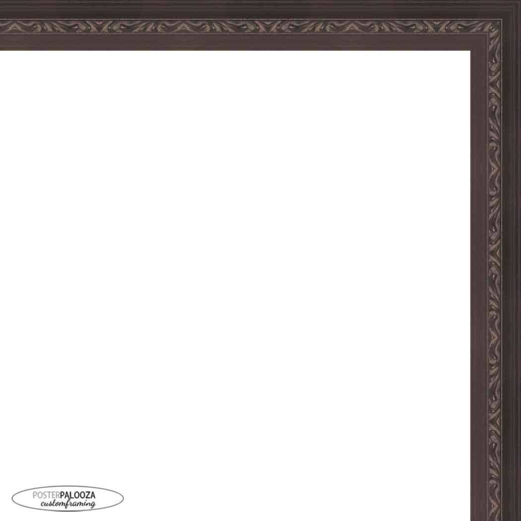 30x40 Ornate Cherry Wood Picture Frame Complete with Frame Grade
