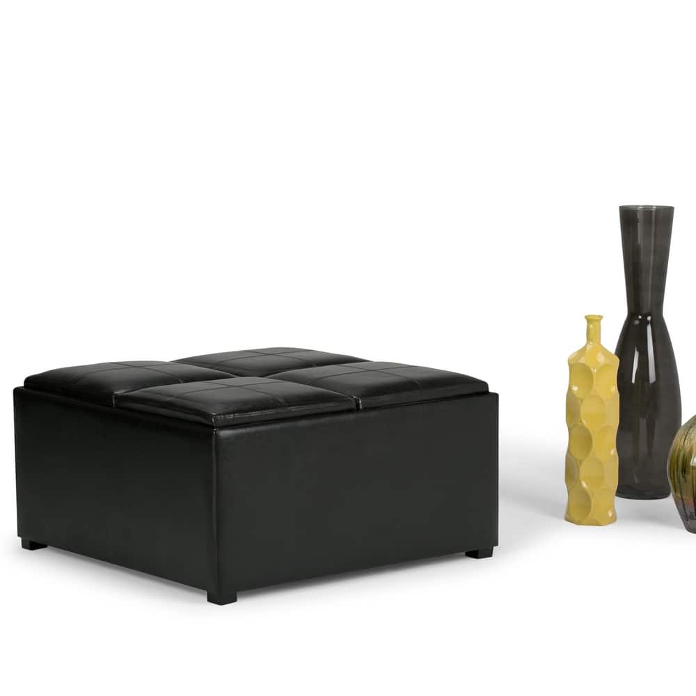 WYNDENHALL Franklin Wide Contemporary Table Ottoman
