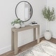 preview thumbnail 30 of 43, Modern 46-inch Solid Wood Entryway Console Table - 46" Seashell