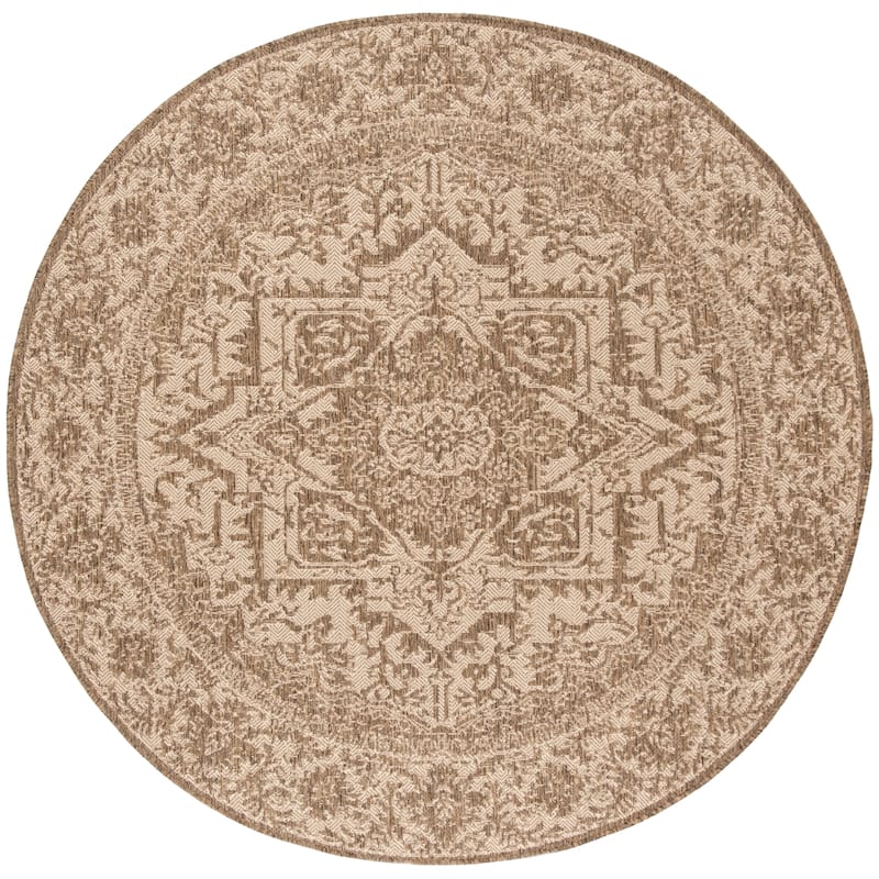 SAFAVIEH Linden Rick Indoor/ Outdoor Waterproof Patio Backyard Rug