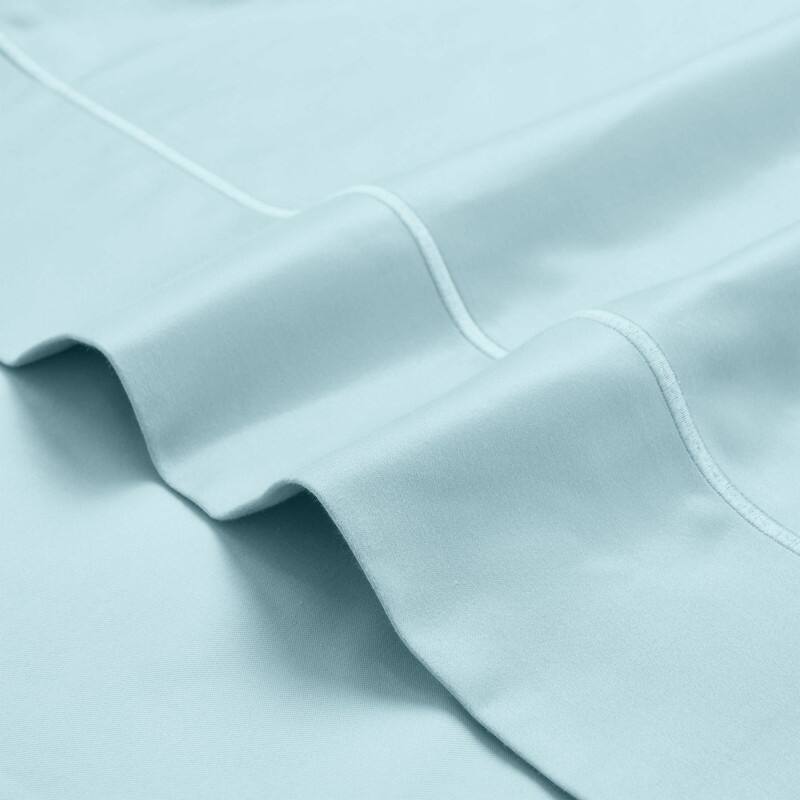 Superior Egyptian Cotton 650 TC Embroidered Pillow Cases, Set of 2