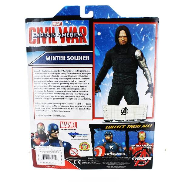 Shop Captain America Civil War 7 Marvel Select Action Figure Winter Soldier Multi Overstock 13675254