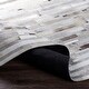 preview thumbnail 7 of 41, Hand-Crafted Euclid Viscose & Hair-on-hide Area Rug