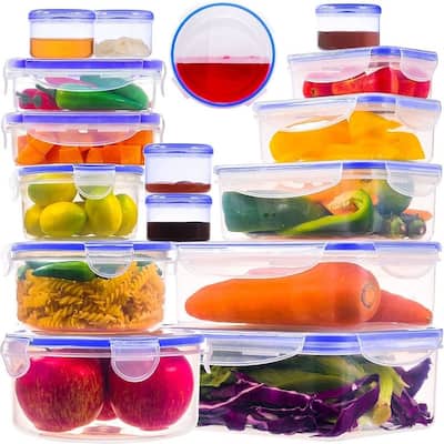 32 Pcs Large Food storage containers