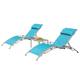 Option Lake Blue-2 chairs and 1 table