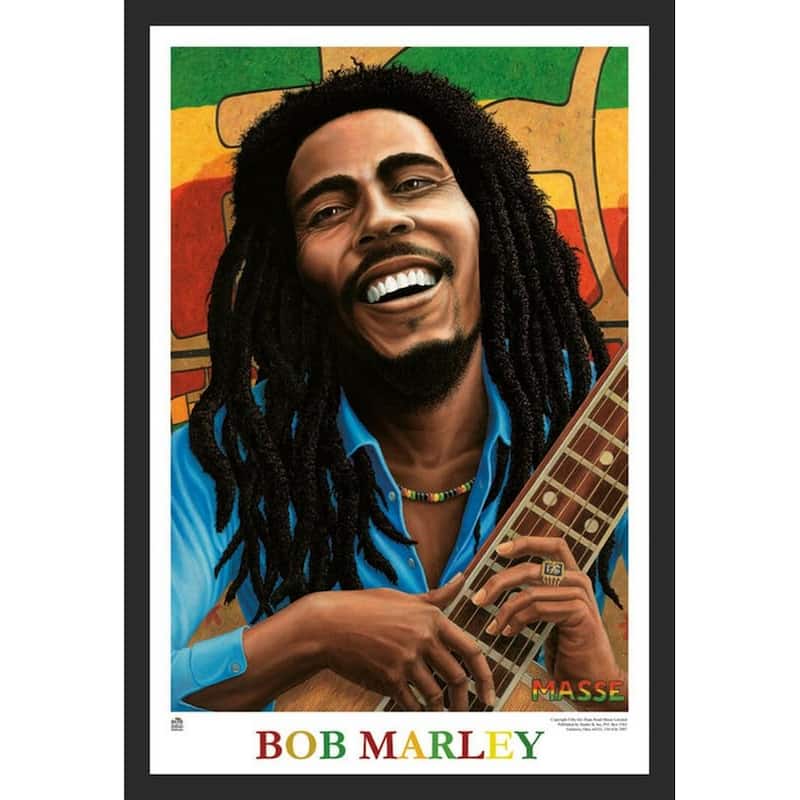 Bob Marley Tuff Gong Framed Poster - 24 x 36 Inch