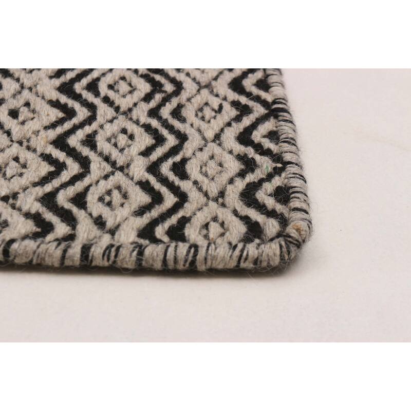Nevada Grey Kilim 5'2" x 7'5" - 5'2 x 7'5