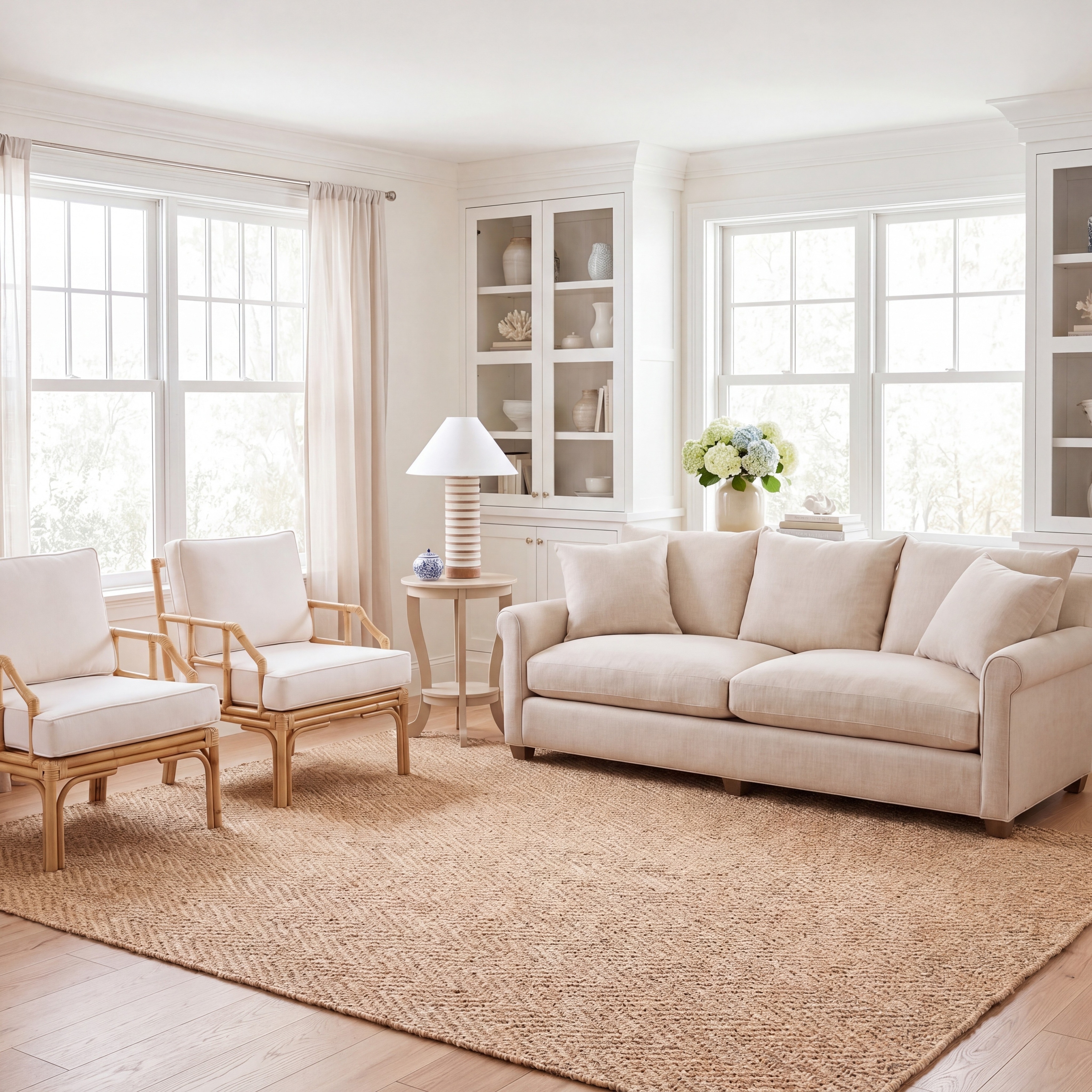 SAFAVIEH Handmade Natural Fiber Londyn Herringbone Jute Rug