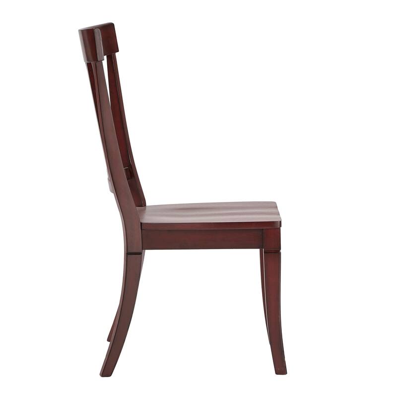 Eleanor Panel Back Wood Dining Chair (Set of 2) by iNSPIRE Q Classic