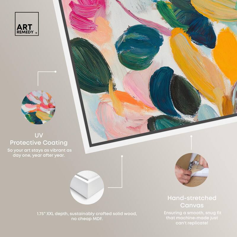 Lively Flora II Canvas by Art Remedy