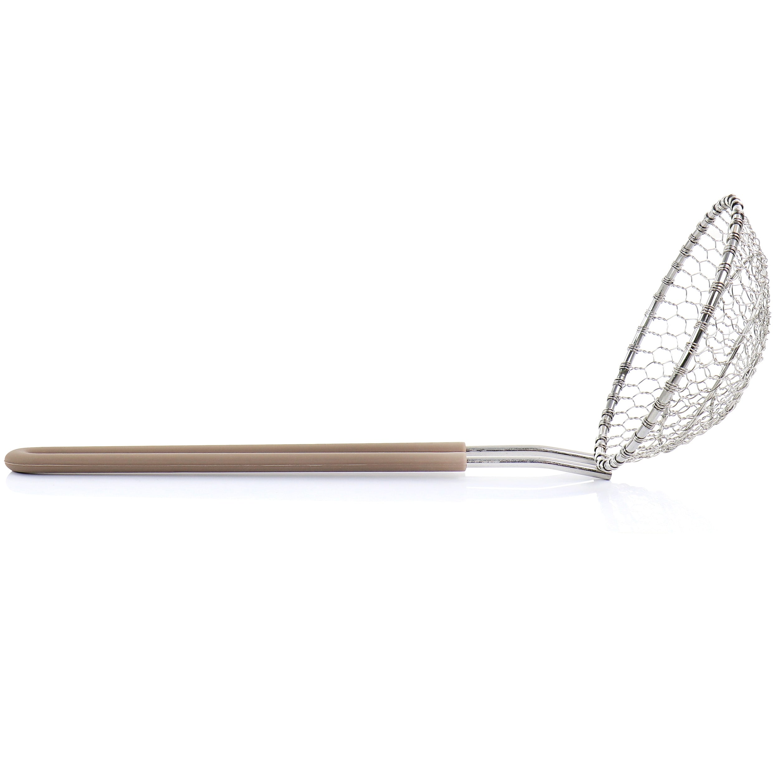 Martha Stewart Stainless Steel Spider Strainer Kitchen Utensil With Wooden  Handle