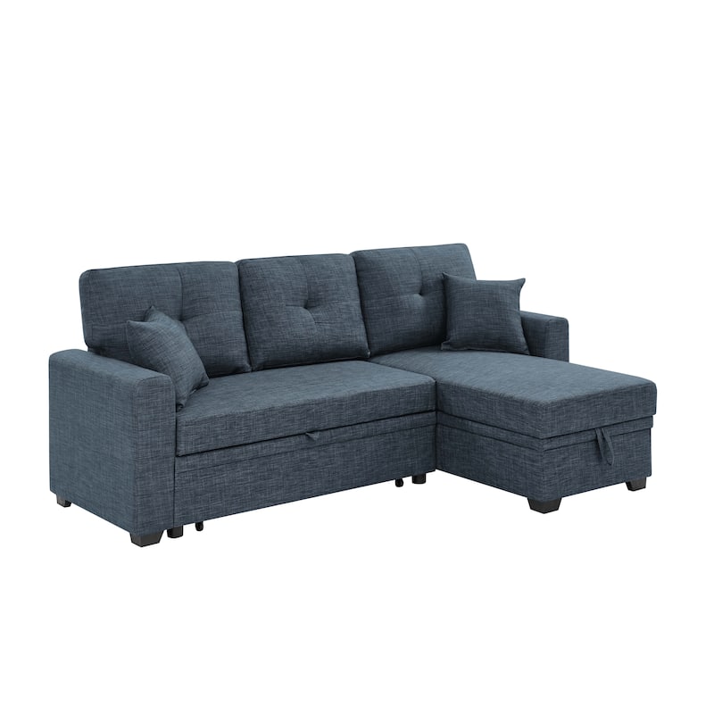 Sleeper Sofa with Upholstery - 85.5" - 54" D x 84" W x 35" H