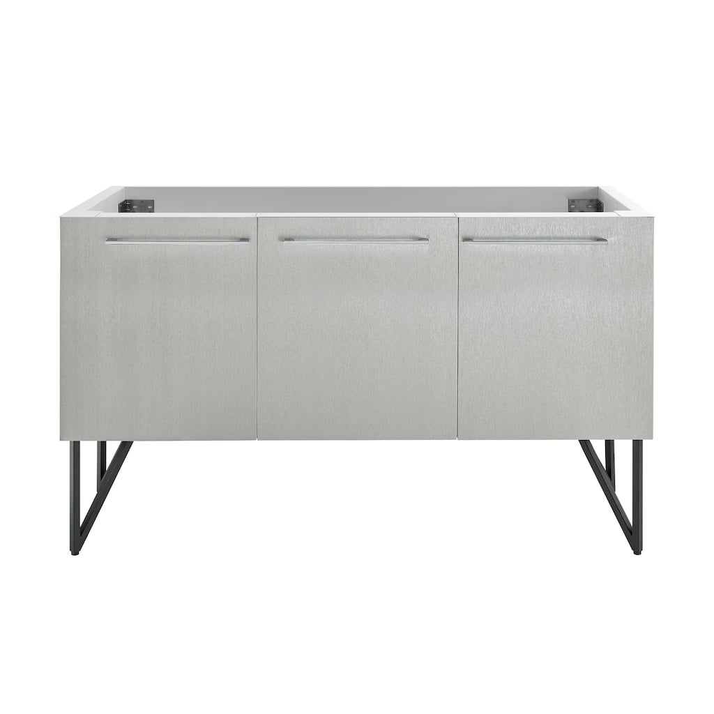 Annecy 60 Brushed Grey Bathroom Vanity Cabinet Only (Sm-Bv236)