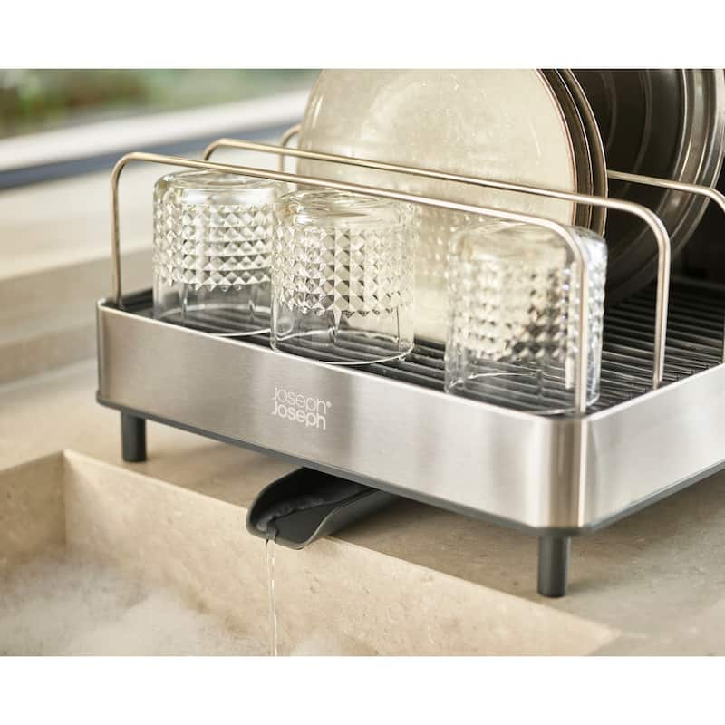 Joseph Joseph Max Steel High-capacity Expanding Dish Rack
