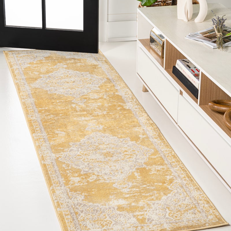 JONATHAN Y Rosalia Ornate Medallion Modern Area Rug