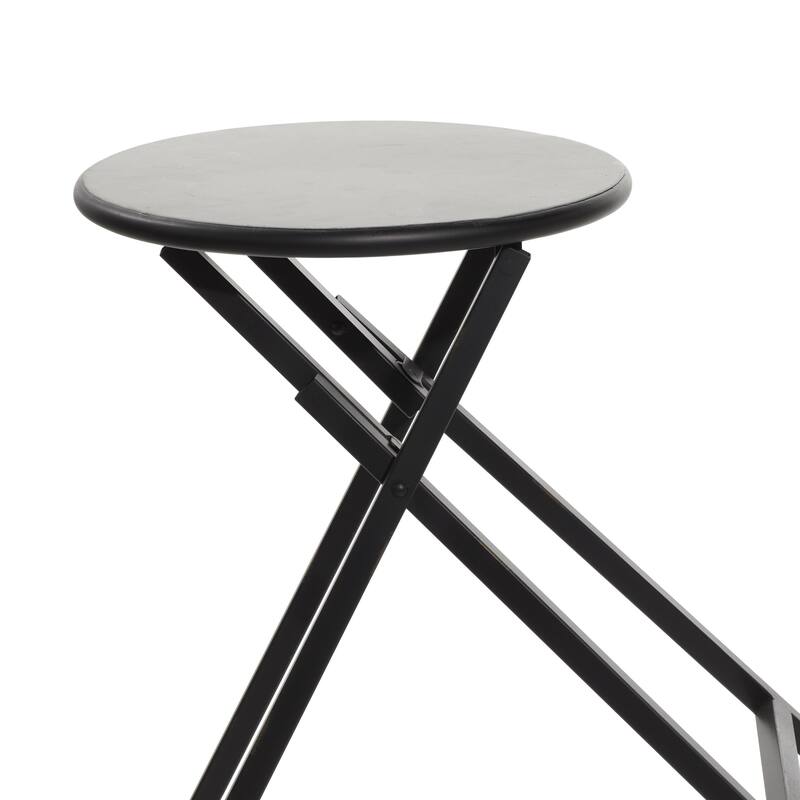 Metal Dining Table - Black - Roche River Decor