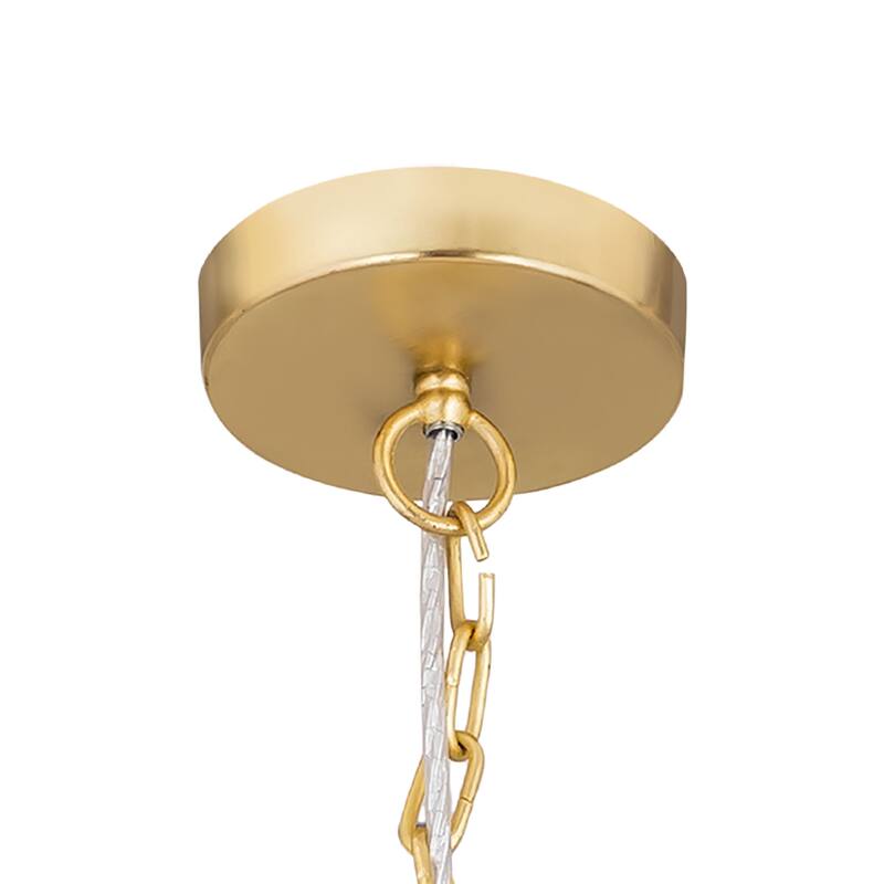 Elk Home Harmelin Satin Brass With Frosted Glass 1 Light Pendant
