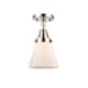 Option Polished Nickel / Matte White
