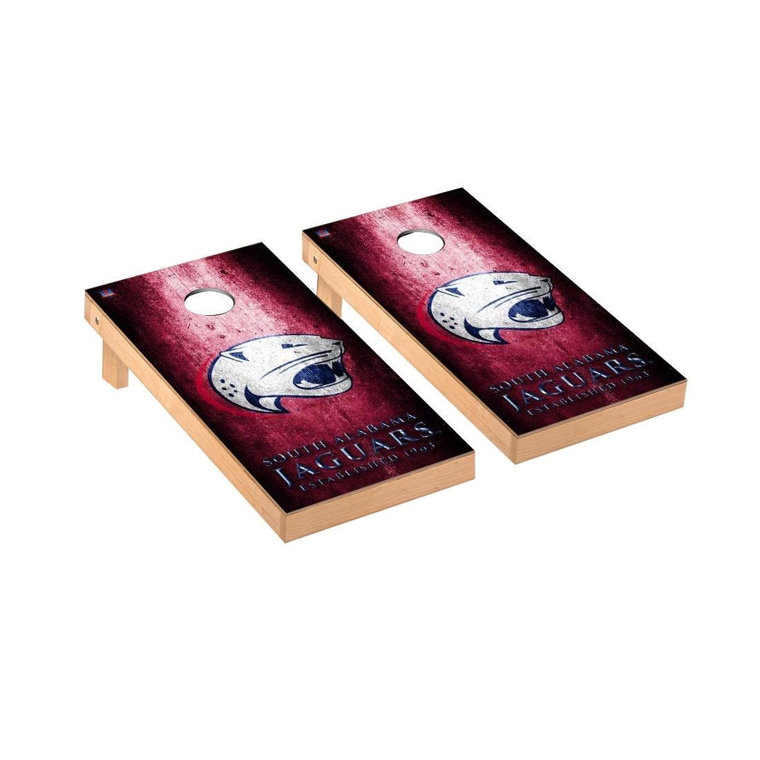 South Alabama Jaguars Museum Cornhole Board Set