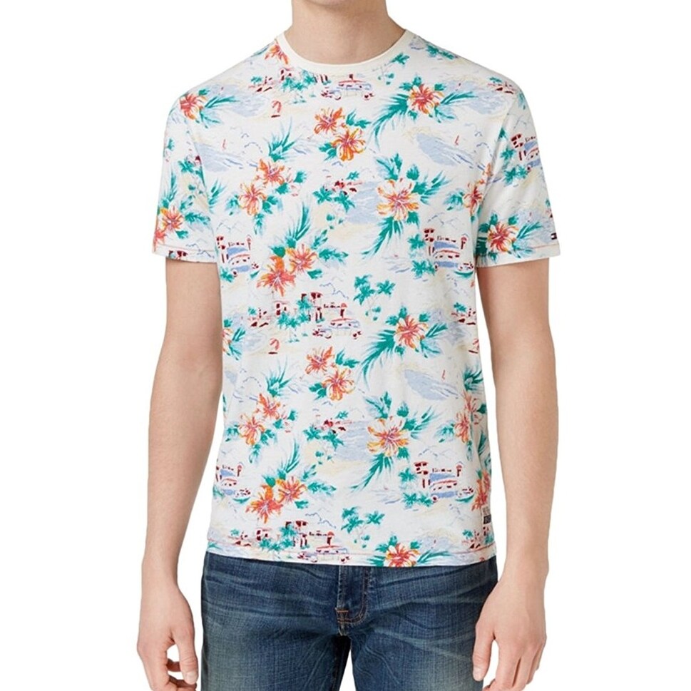 tommy hilfiger flower shirt