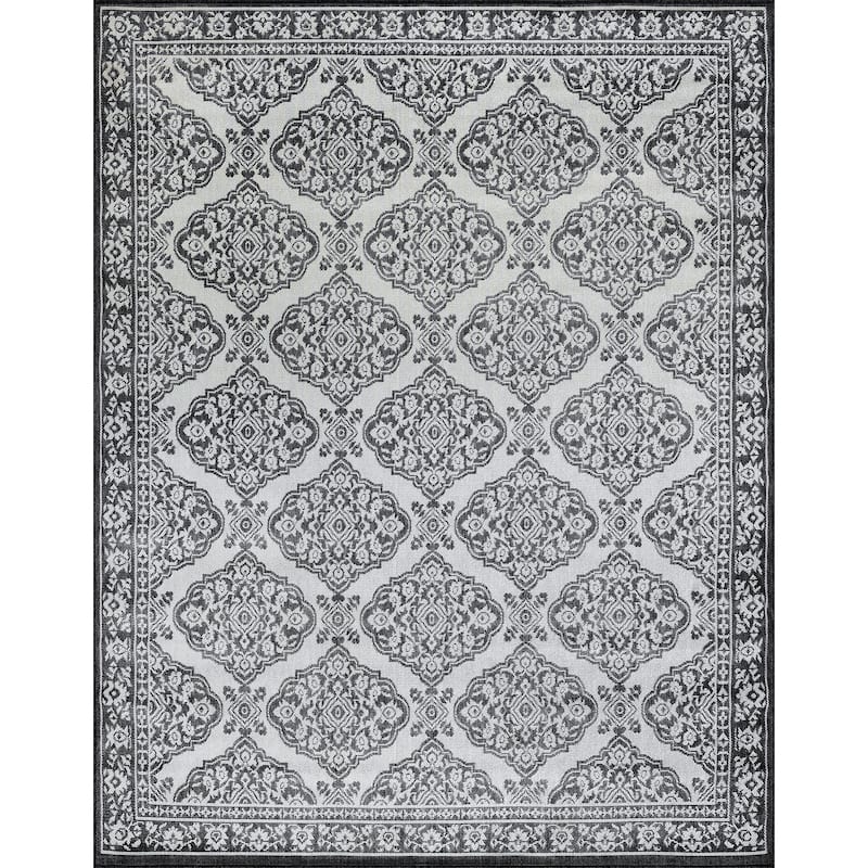 Vision French Country Floral Indoor/Outdoor Area Rug