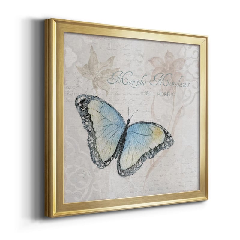 Postcard Butterfly III-Premium Framed Canvas - Ready to Hang