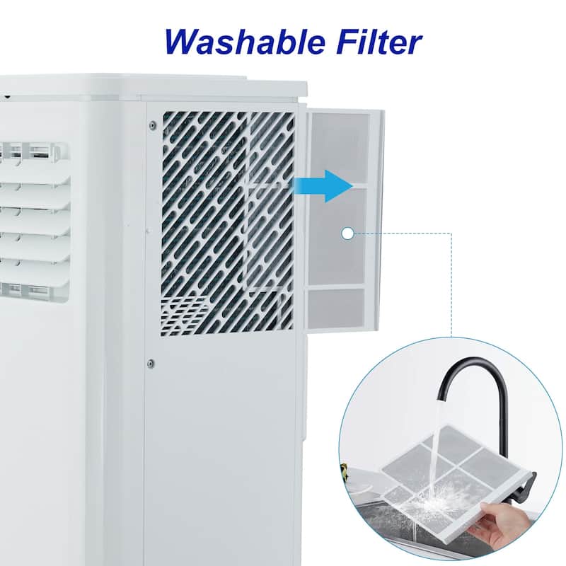 10000Btu Portable Air Conditioner, Cools Up to 450 Sq.Ft
