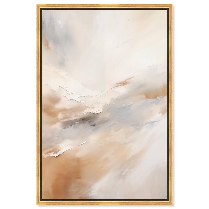 Veiled in Mist II Canvas by Art Remedy - Gold - 10" x 15"