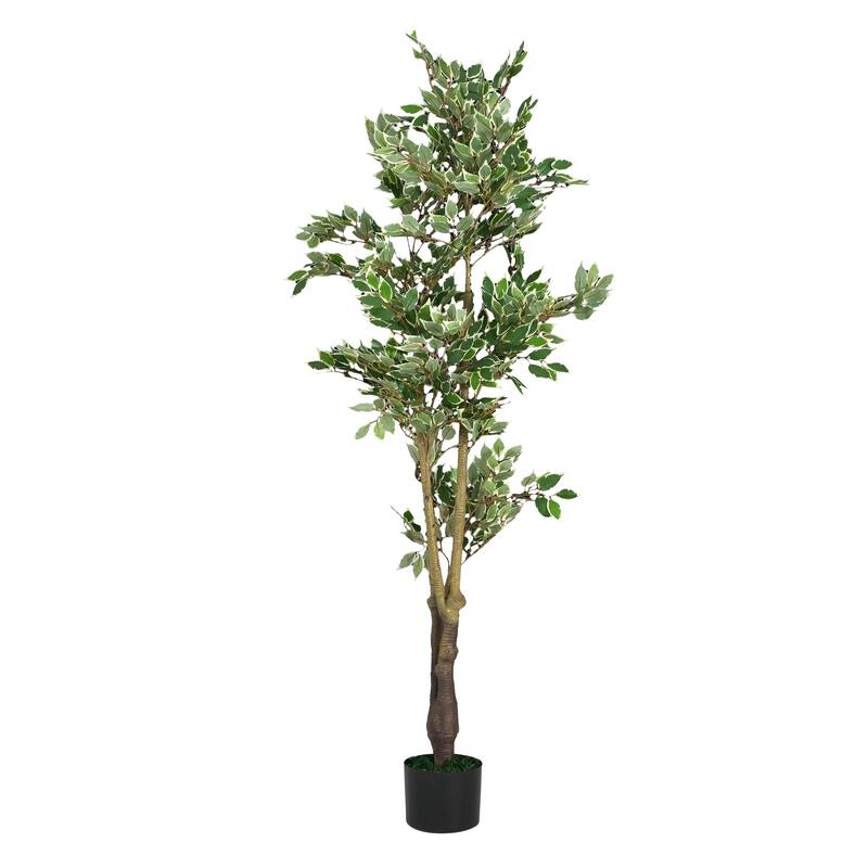 69" Artificial Ficus Tree with Decorative Pot