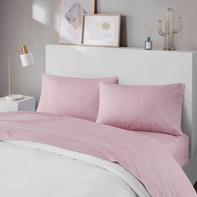 Intelligent Design Printed Microfiber Sheet Set