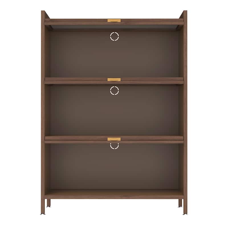 44" Tall Metal 3 Flip Doors Cabinet, with Ample Storage Space for Bedroom, Office, Living Room, Hallway, Entryway