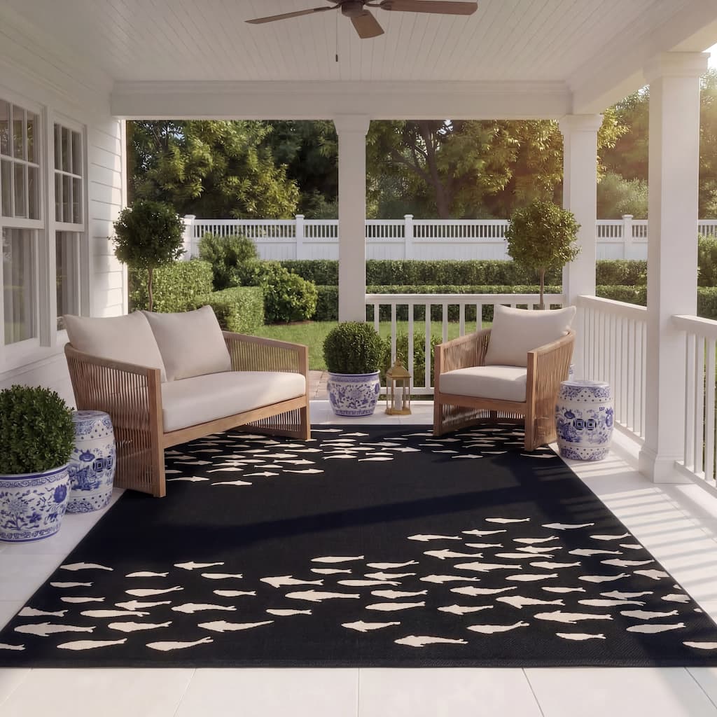 SAFAVIEH Courtyard Snaebjorg Transitional Rug
