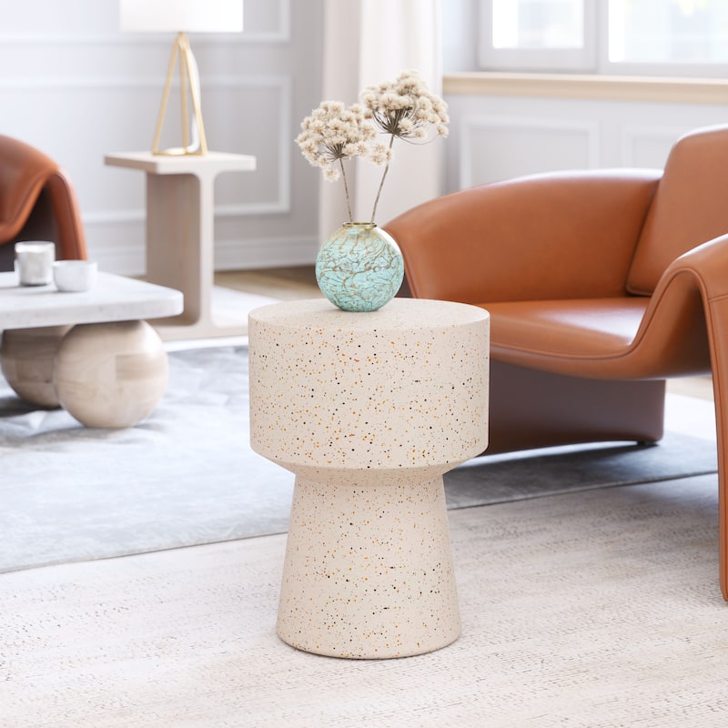 Masko Side Table Beige - Beige