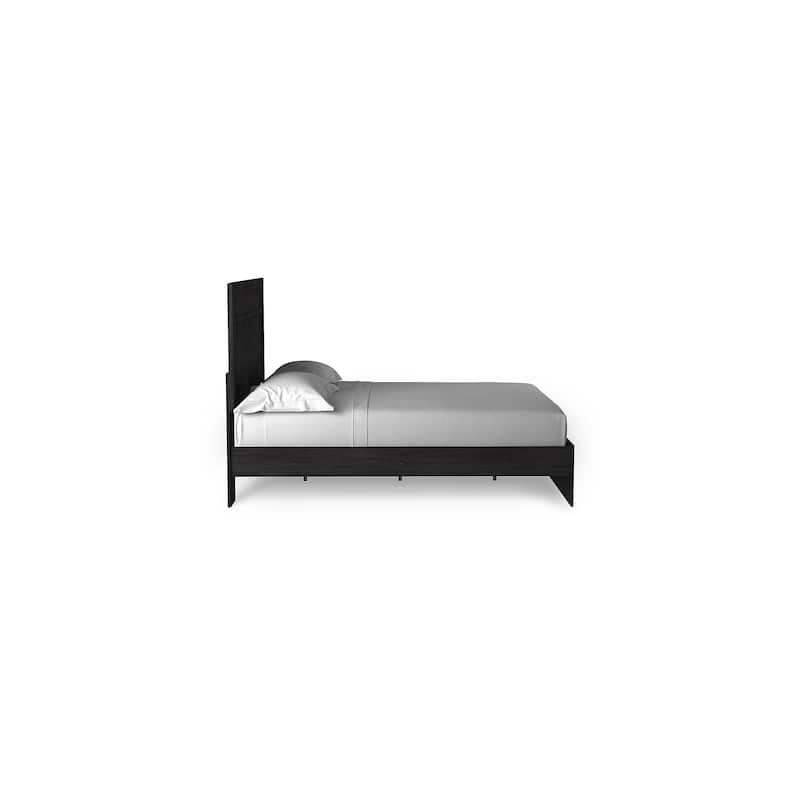 Belachime Black Panel Bed