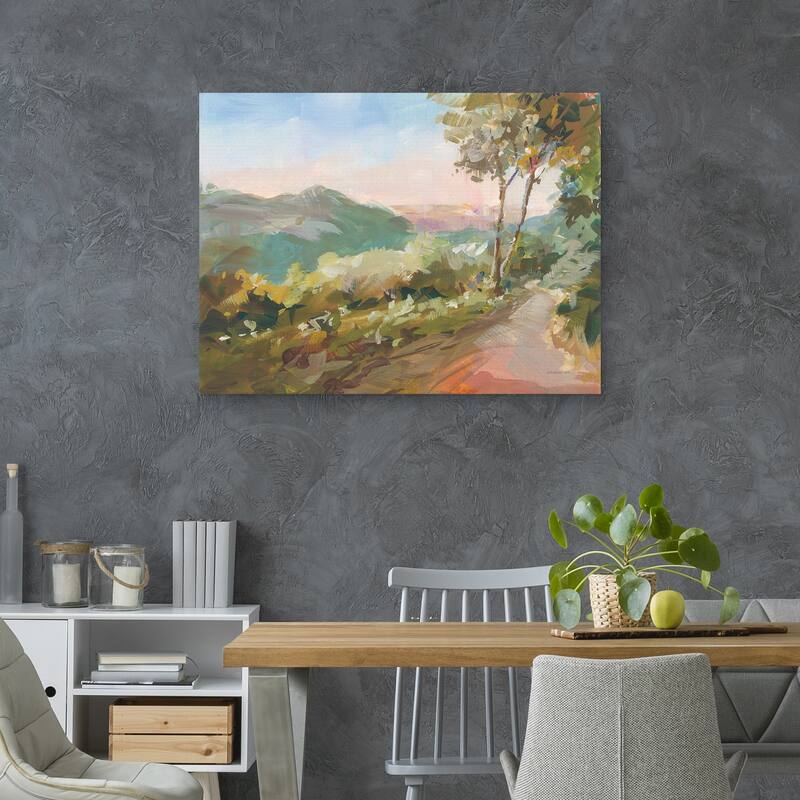 Valley Views by Danhui Nai Canvas Art Print