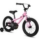 preview thumbnail 7 of 15, A16117 Kids' Bike 16"Wheels, 1-Speed Child Bicycles For 3-4Years, With Removable Training Wheels Baby Toys, Front V Brake Pink