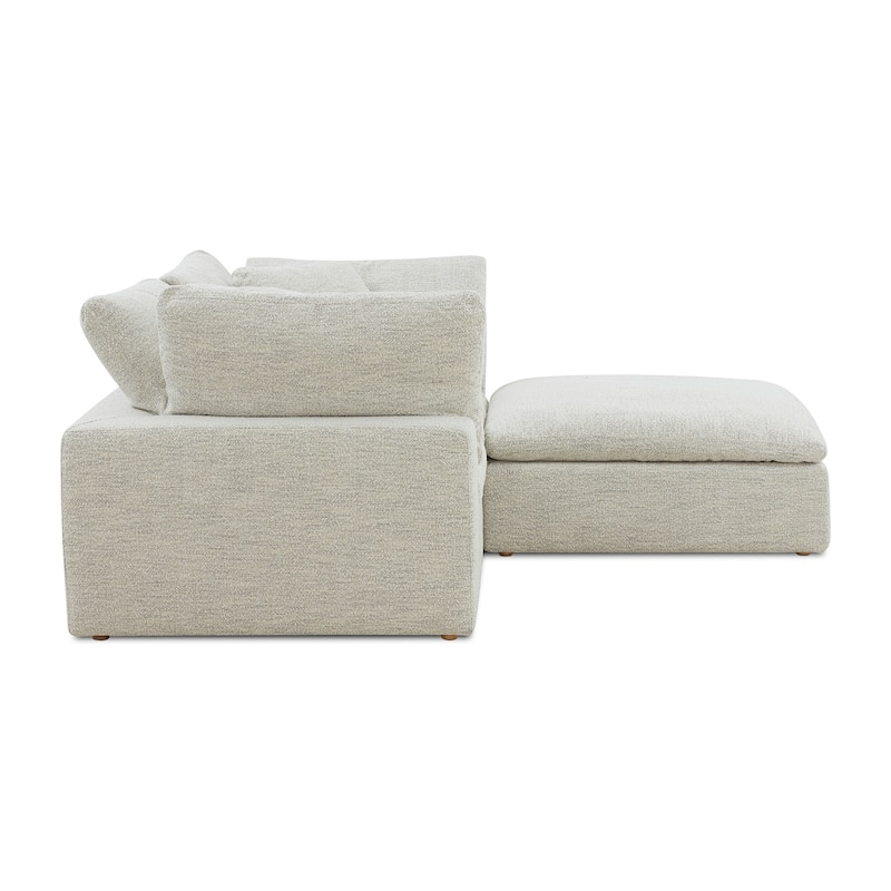 Aurelle Home Corbin 3-piece Small Modern Sectional