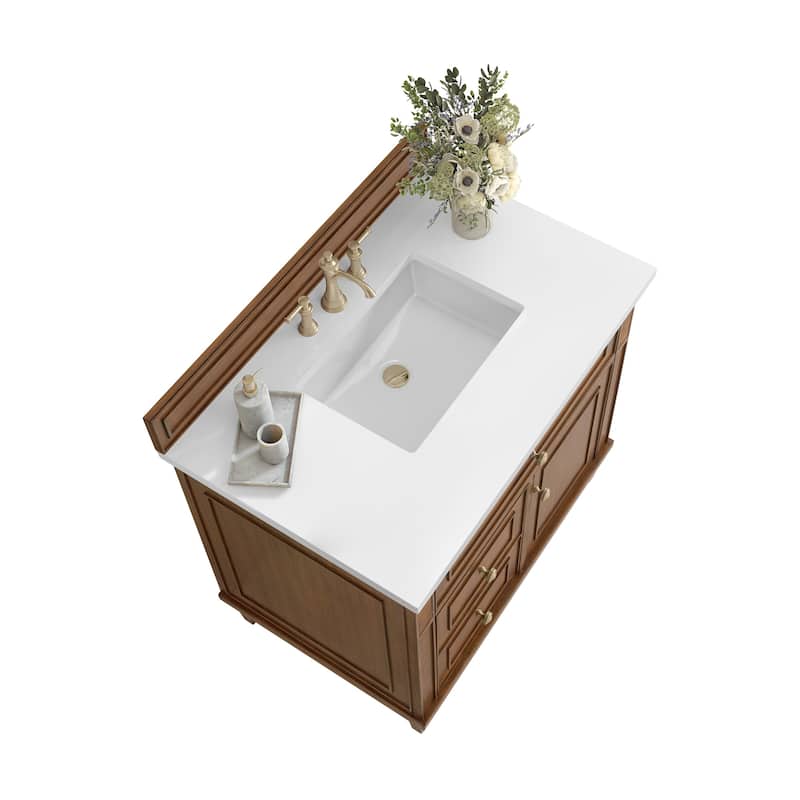 James Martin Vanities 424-V36-3WZ Lorelai 36" Single Basin Wood Vanity