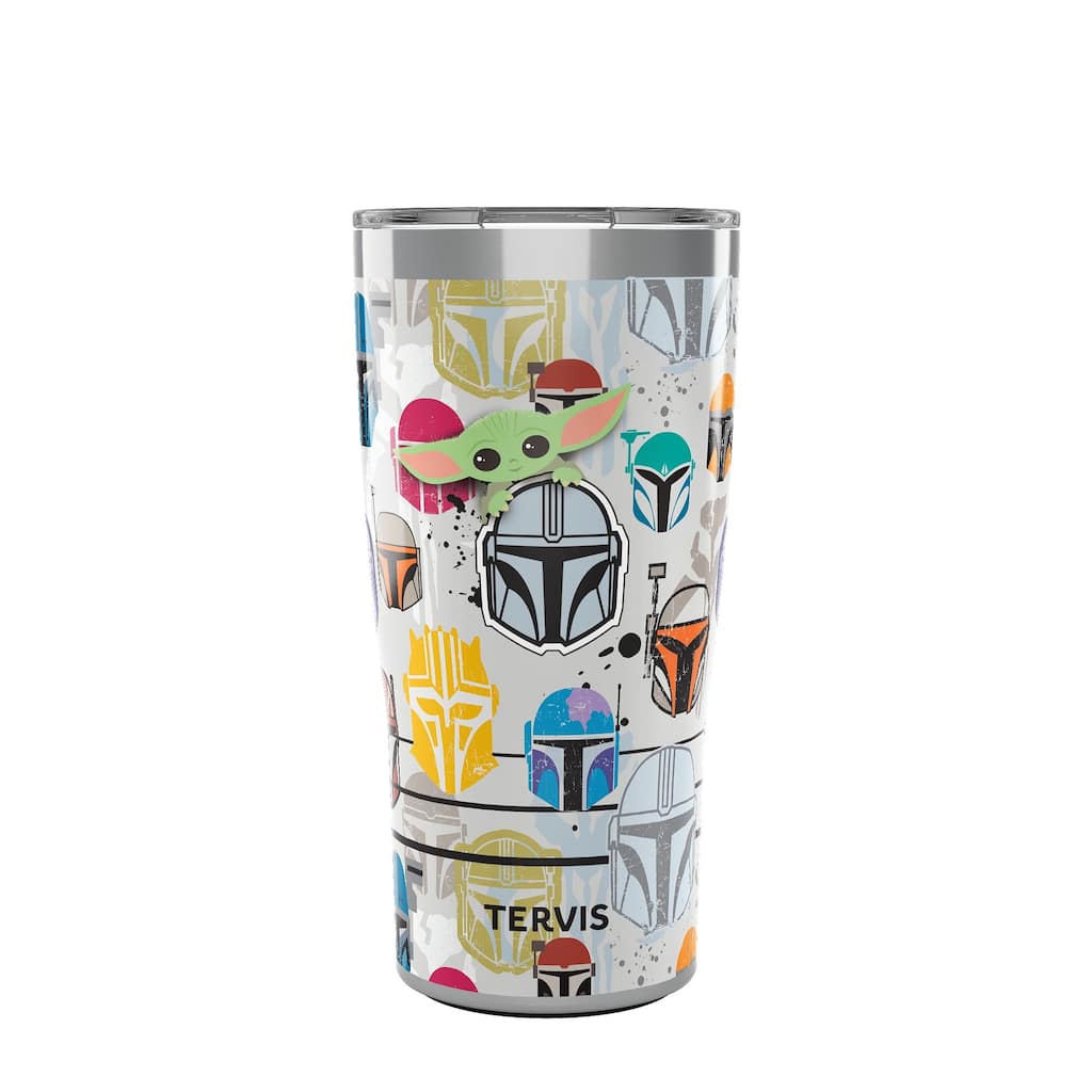 Tervis Traveler Star Wars The Mandalorian Peekaboo Triple Walled Insulated Travel Tumbler, Stainless Steel - 20oz