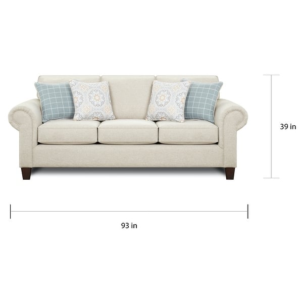 Bates Nickel Light Grey Queen Traditional Sleeper Sofa