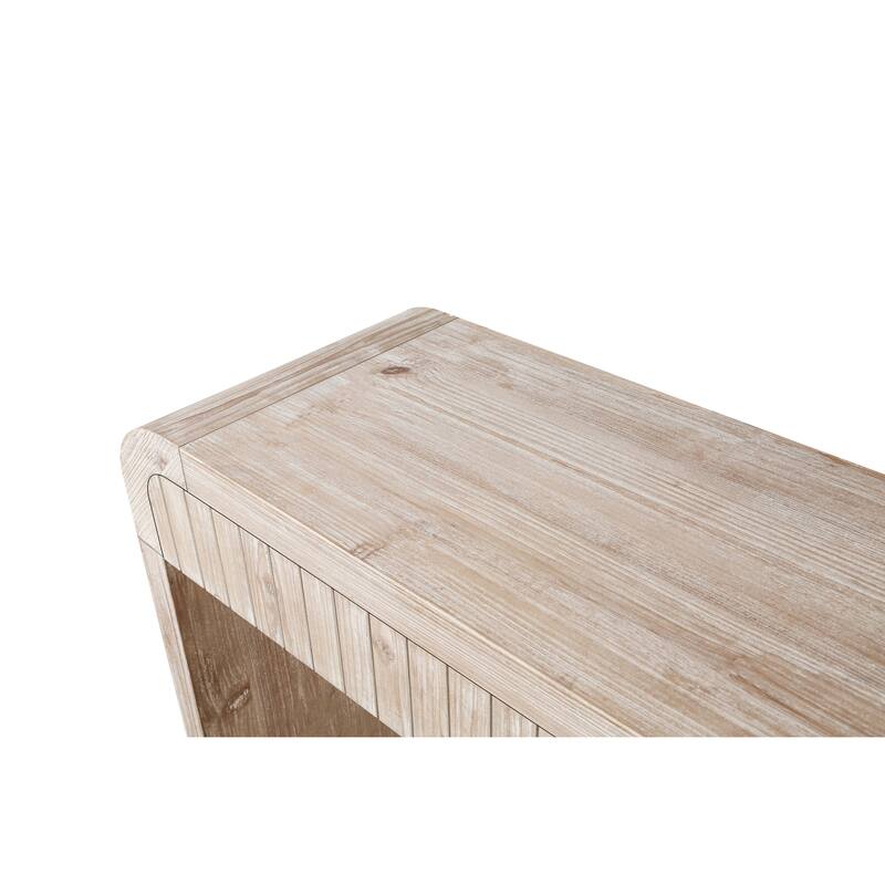 Roomfitters 59" Farmhouse Console Table, Vintage Crafted Entryway Table with 2 Storage Drawers