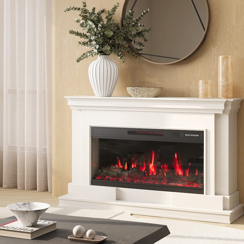 36'' Electric Fireplace with Remote Control