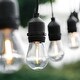 preview thumbnail 3 of 12, OVE Decors 48 ft. S14 String Lights with Black Wire and Plastic Bulbs