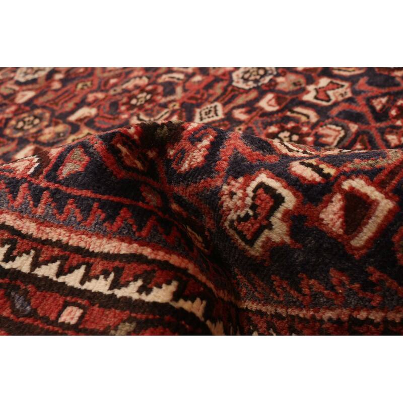 ECARPETGALLERY Hand-knotted Andelz Navy Wool Rug - 3'10 x 10'3