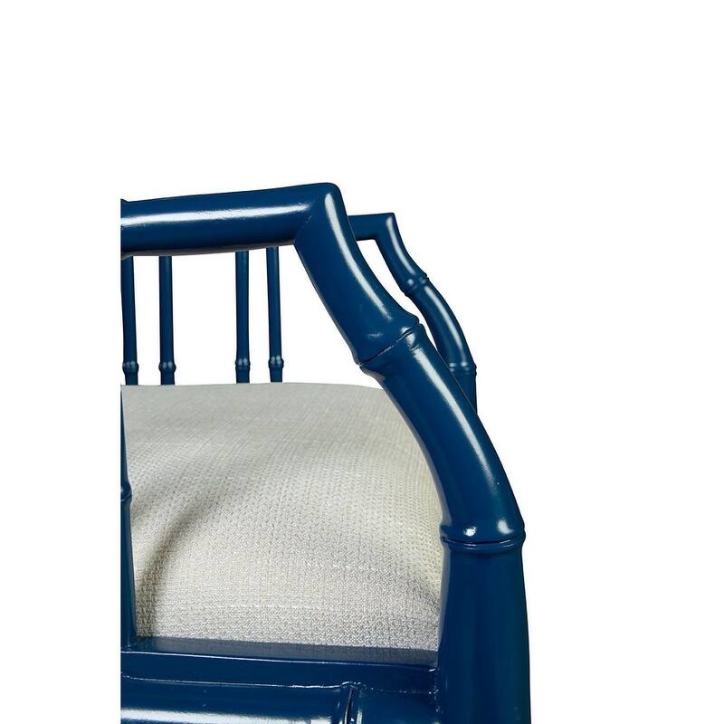 Riley Mahogany Dining Chair, Blue