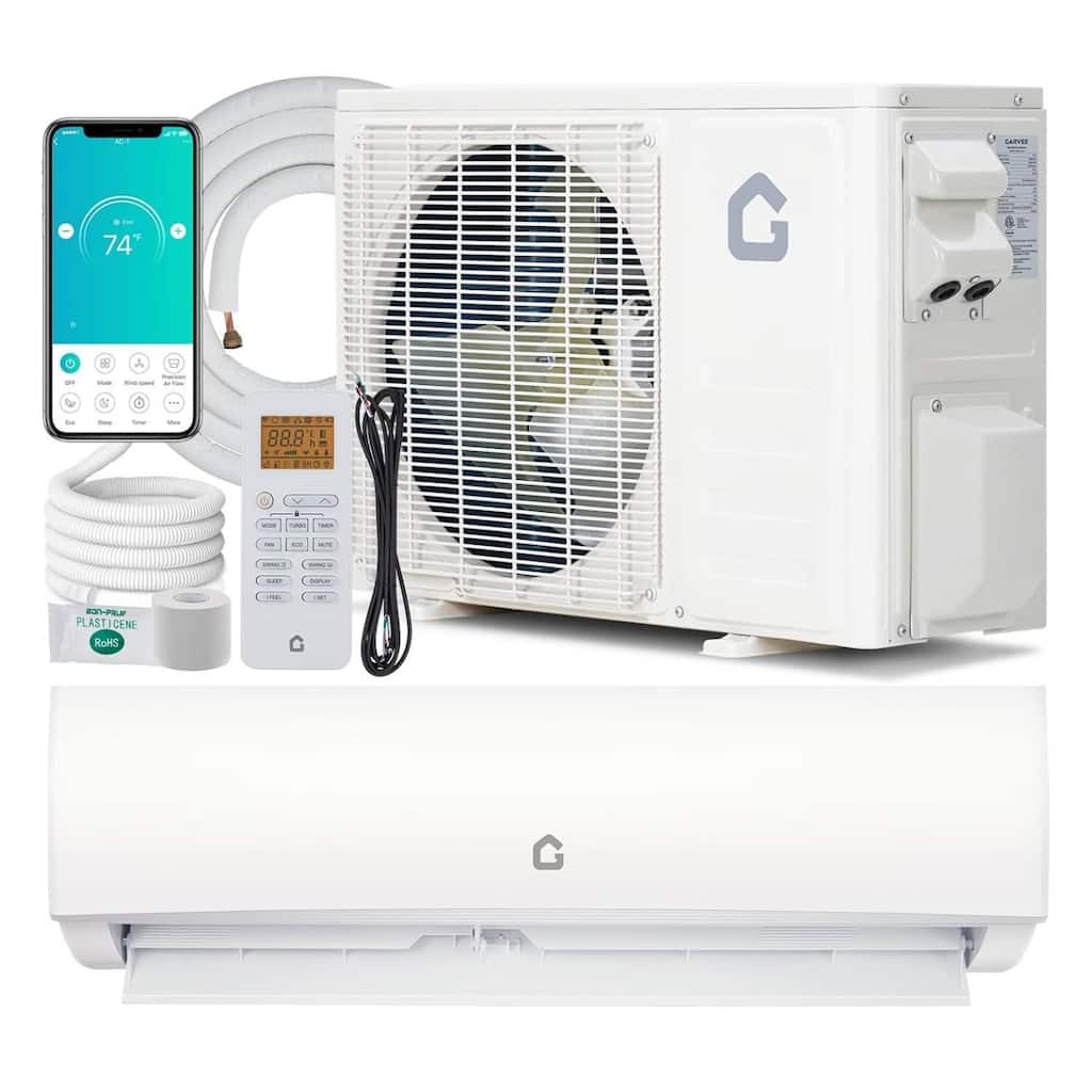 9000 Btus Mini Split Air Conditioner Cool Up to 450 Sq. Ft. - N/A