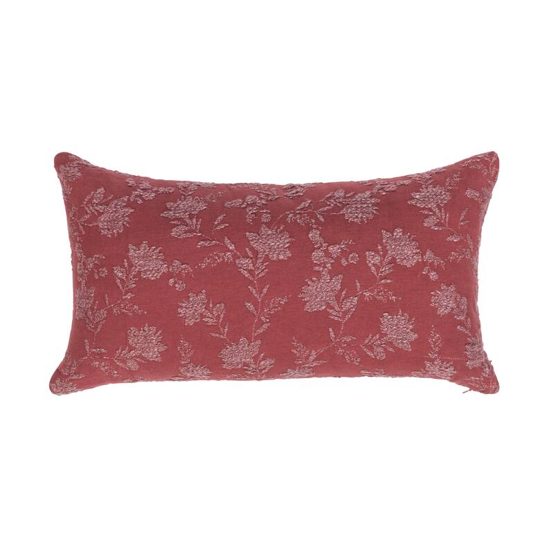 Villa by Classic Home Rosecliff Cotton Blend Throw Pillow