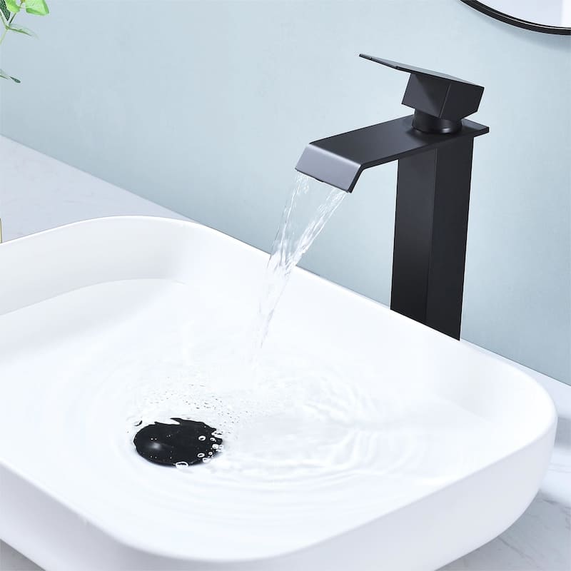 Waterfall Bathroom Sink Faucet