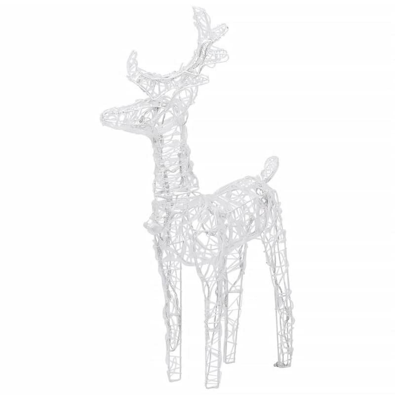 Outdoor Christmas Decor Set of 4, 160 Cool White LED Lights - Cool White