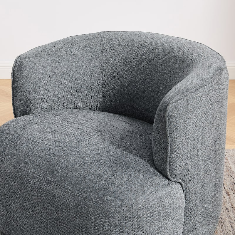 Art Leon Swivel Accent Barrel Chairs